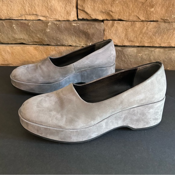 CAMPER WEDGE GRAY SHOES SIZE 40 - Picture 2 of 13